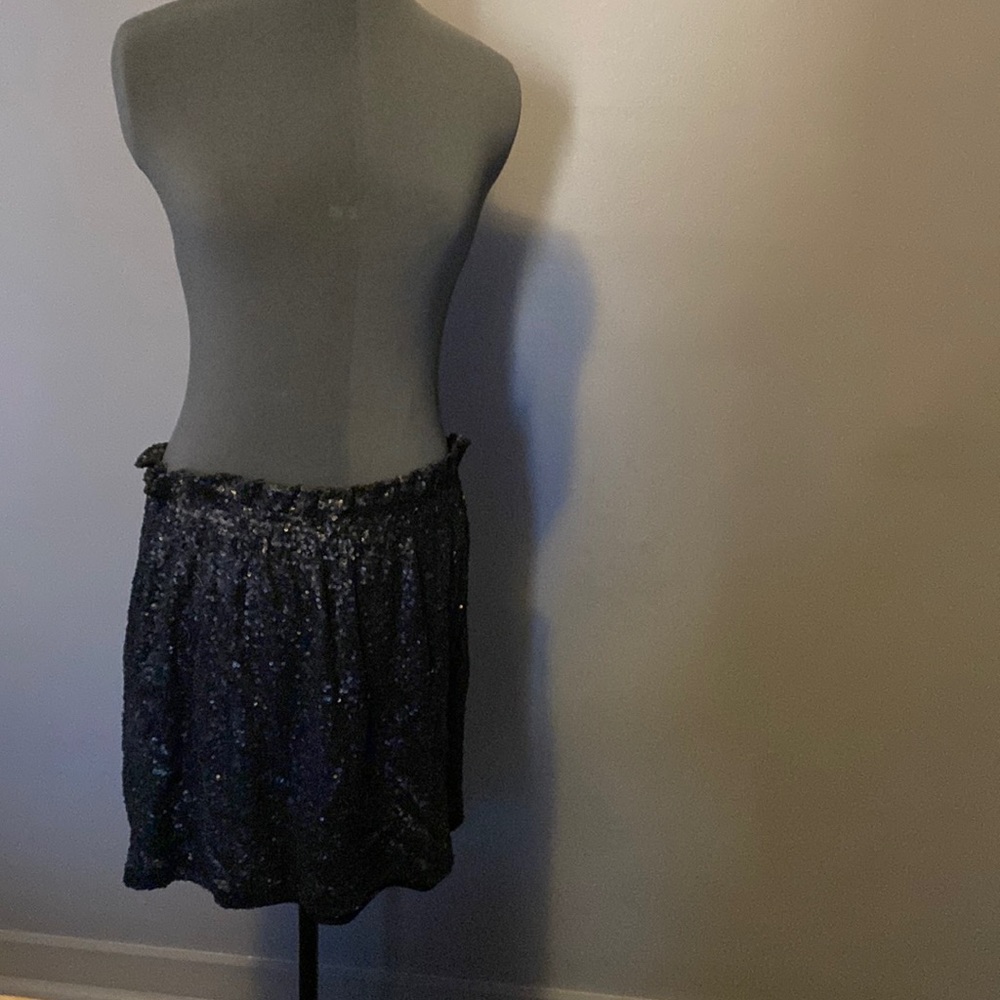Sequined mini skirt